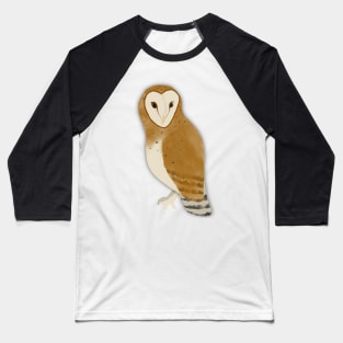 Barn Owl sitting Baseball T-Shirt